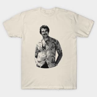 Tom Selleck /// Retro Design T-Shirt